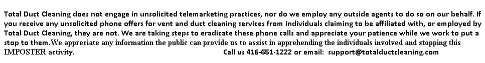 duct cleaning